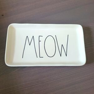 Rae dunn Meow cat Trinket dish